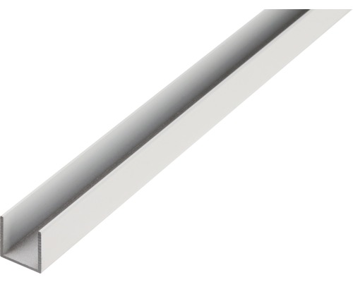 Profil aluminiu tip U Kaiserthal 20x20x20x1,5 mm, lungime 2m
