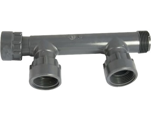 Racord de țeavă din plastic cu trei conexiuni