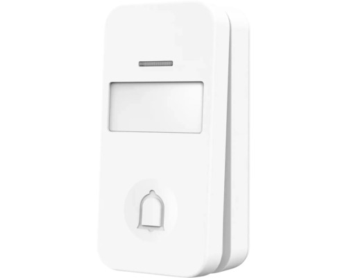 Buton sonerie fără fir alb