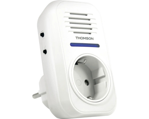 Priză cu logo Thomson cu alarmă acustică