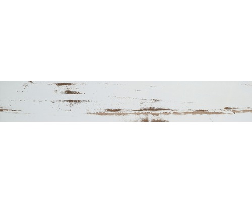 Gresie / Faianță ceramică rectificată Skagen alb 14,1 x 88 cm