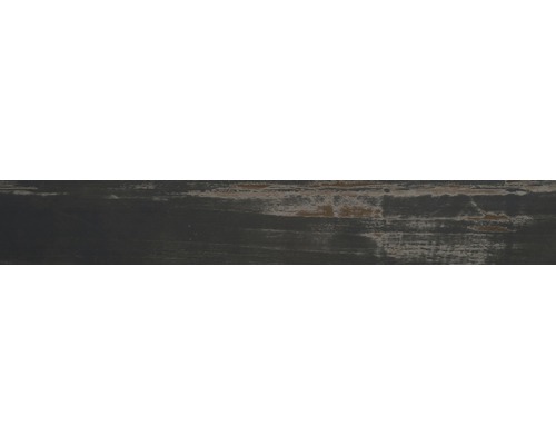 Gresie / Faianță ceramică rectificată Skagen negru 14,1 x 88 cm