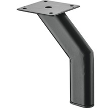 Picior de mobilă din metal cu placă de montaj