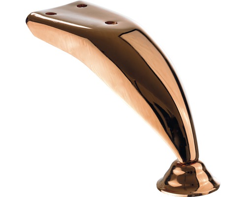 Picior de mobilă Hettich Aboa 60 x 185 mm max. 50 kg oțel aspect de cupru Picior de mobilă din metal cu placă de montaj