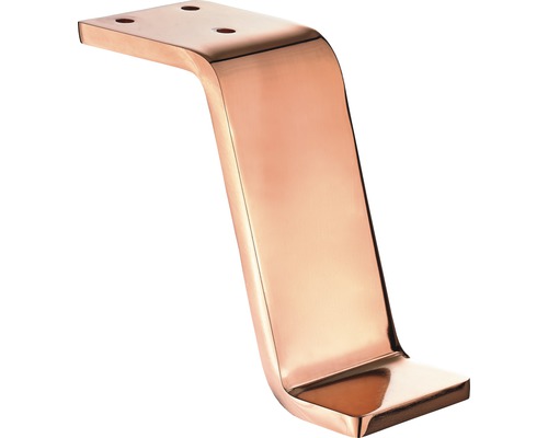 Picior de mobilă Hettich Kilia 52x63x230 mm max. 50 kg oțel aspect de cupru Picior de mobilă din metal