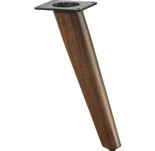 Picior de mobilă din lemn cu placă de montaj