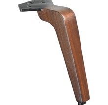 Picior de mobilă din lemn cu placă de montare