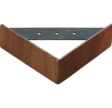 Conector unghiular din metal cu trei găuri pentru fixare