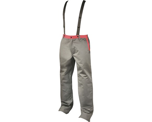 Pantaloni de protecție pentru sudori Ardon Matthew din bumbac gri/roșu, mărimea 52-0