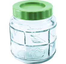 Borcan de conserve cu capac verde