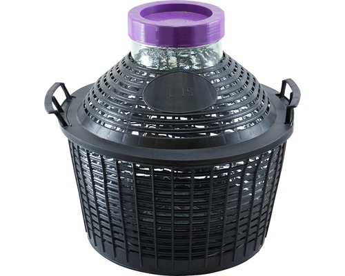 Damigeană cu gură largă și capac cu filet 15 l Damigeană cu gură largă și capac cu filet 15 l