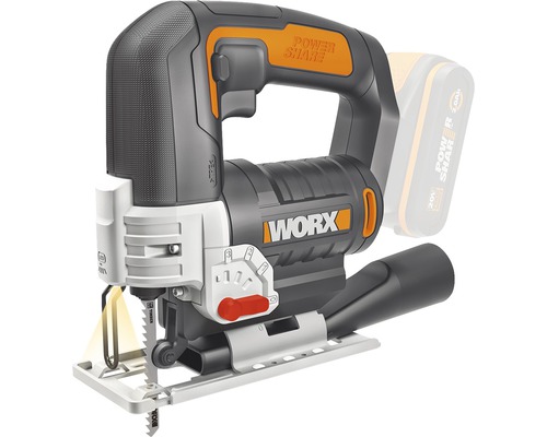 Fierăstrău pendular fără acumulator Worx WX543.9 20V | HORNBACH