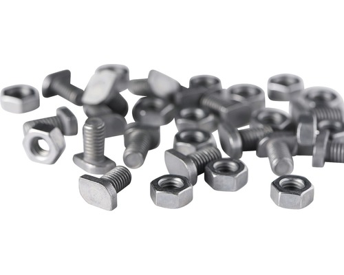 Șuruburi și piulițe metalice