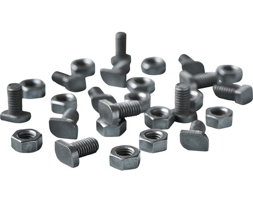 Şuruburi cu cap în T și piulițe