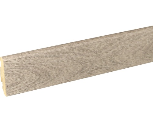 Plintă MDF SKANDOR FU60L FOEI766 stejar gri deschis 2400x58x19 mm