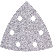 Foi abrazive triunghi Wolfcraft 95mm, granulație 80, pachet 5 bucăți, pentru lacuri & vopsele
