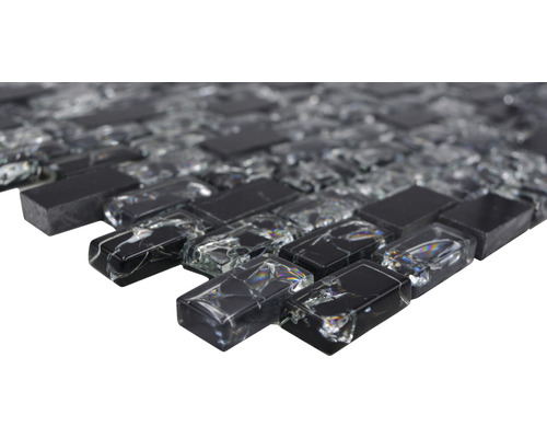 Placă de mozaic din sticlă și piatră