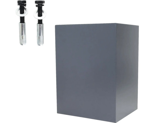 Lumină de perete cu design cubic cu material de fixare