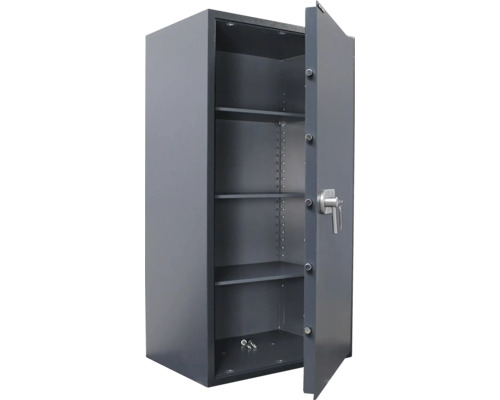 Seif deschis cu rafturi