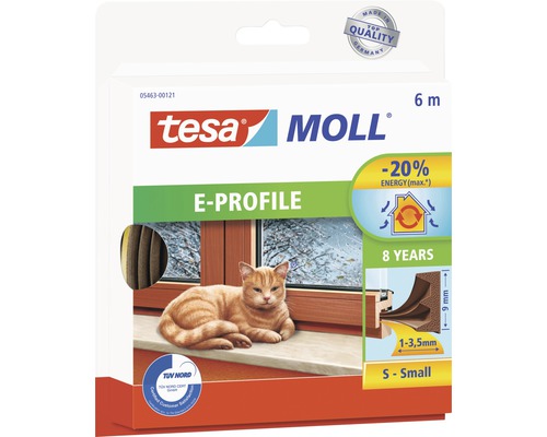 Garnitură de etanșeizare tesamoll profil E 6 m x 9 mm x 4 mm maro Garnitură de etanșeizare tesamoll profil E 6 m x 9 mm x 4 mm maro