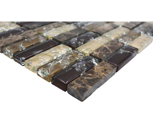 Plăci de mozaic din sticlă și piatră