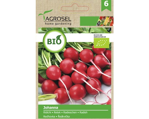 Bio Semințe legume Agrosel ridichi Johanna Bio Semințe legume Agrosel ridichi Johanna