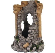 Decoratiune acvariu turn distrus cu coloane