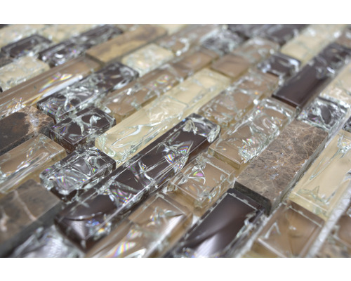 Plăci de mozaic din sticlă și piatră