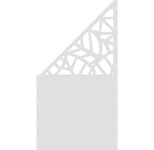 Element gard Palms, 90 x 180 cm, alb, deschidere stânga oblic-thumb-3
