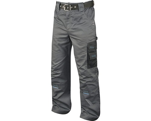 Pantaloni de lucru Ardon 4TECH din bumbac + poliester gri/negru, mărimea 52