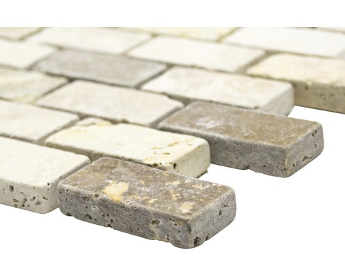 Mozaic dreptunghiular din piatră naturală