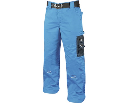 Pantaloni de lucru Ardon 4TECH din bumbac + poliester albastru/negru, mărimea 52