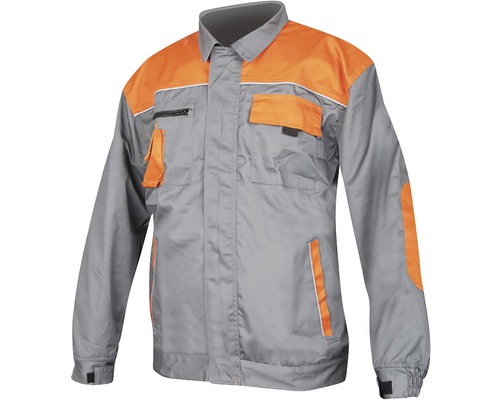 Jachetă de lucru Ardon 2STRONG din bumbac + poliester gri/portocaliu, mărimea 52