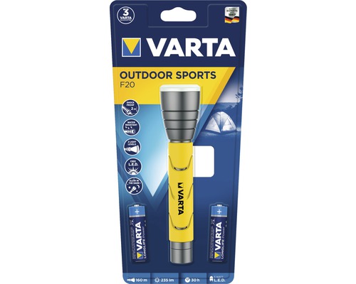 Lanternă Varta Outdoor Sports F20 cu baterii