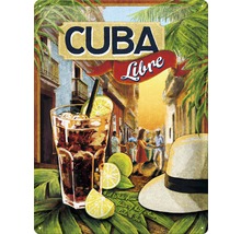 Tablou metalic decorativ Cuba Libre 30x40 cm-thumb-0