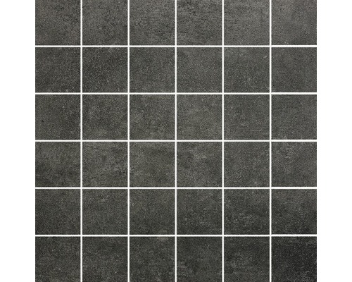 Mozaic porțelanat HOMEtek negru lappato 29,8x29,8 cm 3buc/cutie