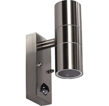 Lampa de perete din oțel inoxidabil cu senzor de mișcare pentru exterior
