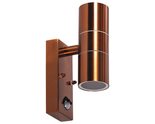 Lampa de perete din metal cu senzor de mișcare