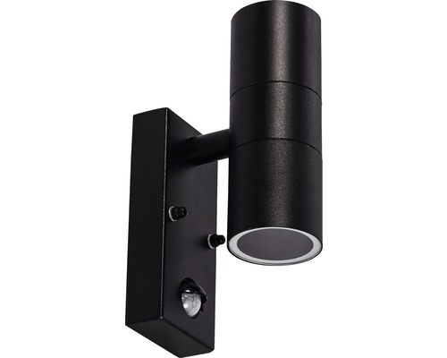 Aplică exterior sus/jos Antal GU10 max. 2x35W, senzor de mișcare, IP65, antracit Aplică exterior sus/jos Antal GU10 max. 2x35W, senzor de mișcare, IP65, antracit