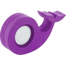 Suport violet pentru bandă adezivă în formă de balenă