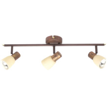 Șină spoturi Luca E14 max. 3x40W, bej/cupru antic