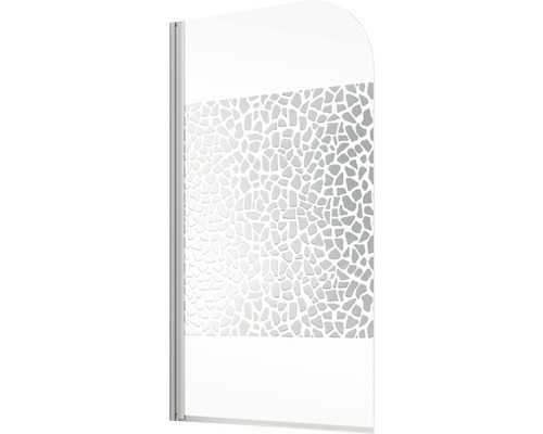 Perete de duș cu model de piatră pentru baie