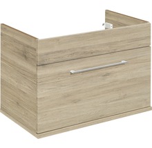 Bază lavoar baie suspendată pelipal Offenbach, 1 sertar, PAL, 72 cm, stejar Sanremo-thumb-0