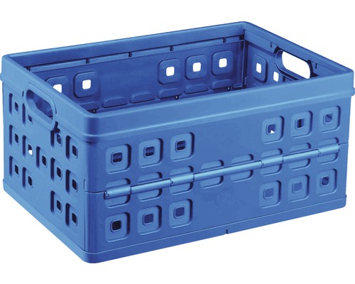 Cutie pliabilă albastră din plastic