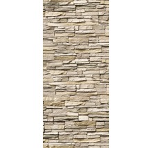 Panou baie Decodesign, 1000x2100 mm, decor piatră decorativă, deschisă