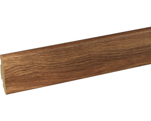 Plintă MDF SKANDOR FU60L tec FOHS004 2400x58x7 mm Plintă din lemn
