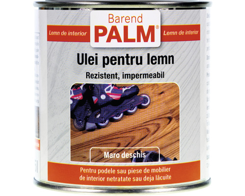 Ulei pentru lemn Barend Palm maro deschis 375ml-0