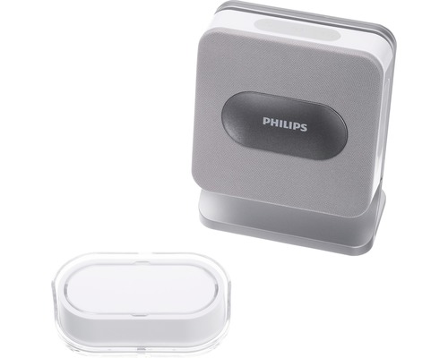 Sonerie fără fir Philips WelcomeBell 300 MP3 max. 300m 85dB, alimentare cu baterii