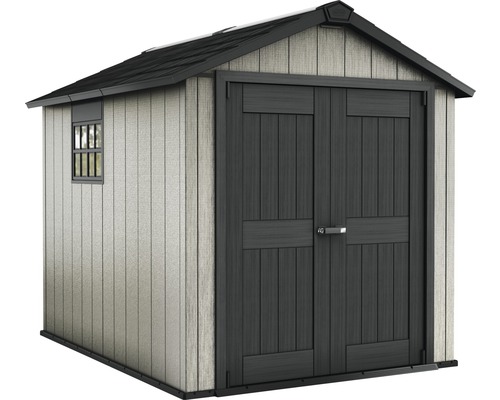 Șopron de grădină cu ușă dublă și fereastră