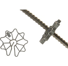 Distanțieri ARTHUR polipropilenă 50 mm, pentru armături stâlpi din oțel beton Ø 6-24 mm, 50 bucăți-thumb-1